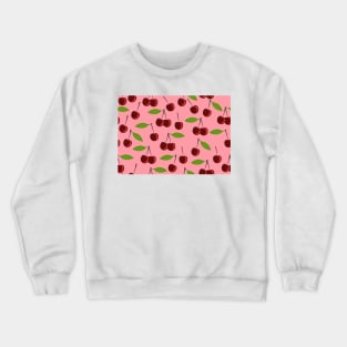 pink cherry cherries Crewneck Sweatshirt